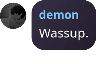 Sticker from Demon