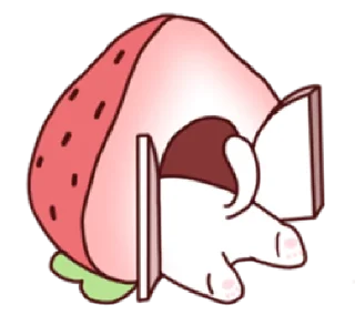😓 emoji cute cat "berry" | @cutestickers4you Telegram sticker 18 of 24
