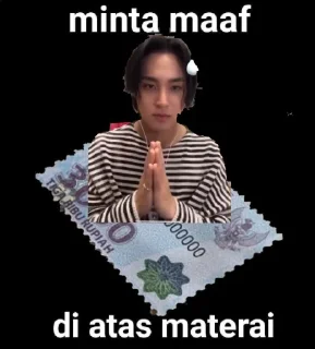🙏 emoji Sebong meme by 黄 Telegram sticker 7 of 19