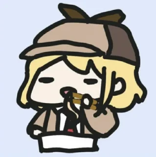 🔍 emoji Amelia Chibi𓄹 ࣪ @DiaryyShoyo Telegram sticker 7 of 40