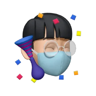 🥳 emoji Chae Won's Telegram Stickers Telegram sticker 9 of 51