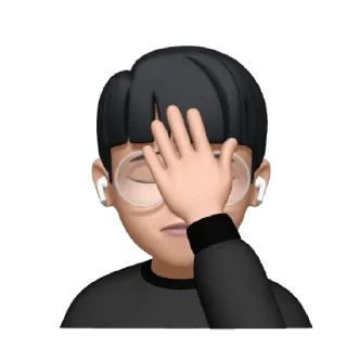 🤦 emoji Chae Won's Telegram Stickers Telegram sticker 23 of 51
