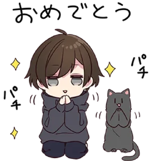 👏 emoji Menhera-kun 3 Telegram sticker 15 of 40