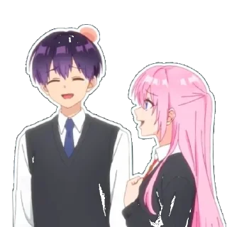 😄 emoji Shikimori Smiling Telegram sticker 14 of 17