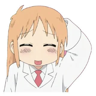 😍 emoji Hakase Shinonome @Anak_kucing_stiker Telegram sticker 23 of 40