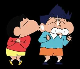 😙 emoji Shin-chan Telegram sticker 8 of 27