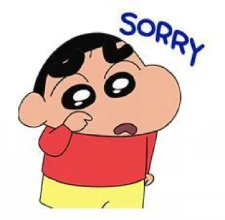 😫 emoji Shin-chan Telegram sticker 9 of 27