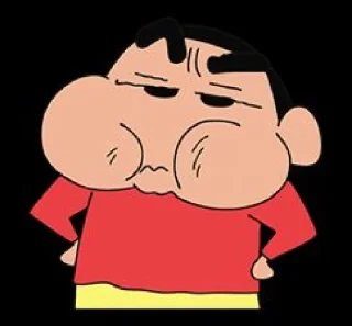 😒 emoji Shin-chan Telegram sticker 6 of 27