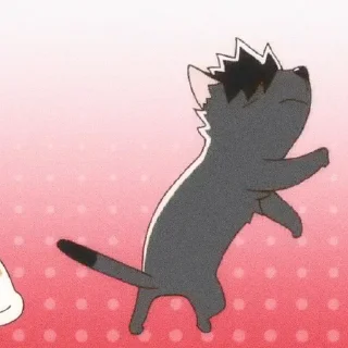 😋 emoji kuroneko-chan. Telegram sticker 11 of 41