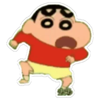😮 emoji @Mr_MSD_Offl Shin Chan Stickers Telegram sticker 5 of 21