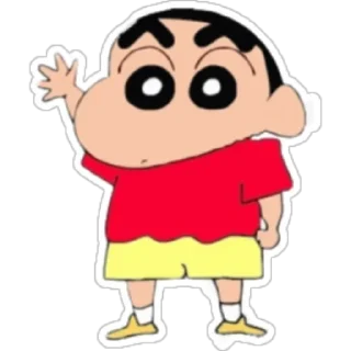 👋 emoji @Mr_MSD_Offl Shin Chan Stickers Telegram sticker 12 of 21