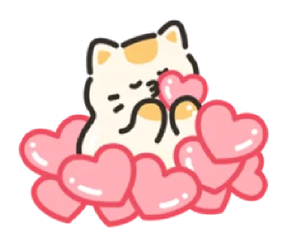 😘 emoji jelly cat cheese! | @cutestickers4you Telegram sticker 19 of 24
