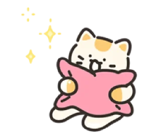 🤩 emoji jelly cat cheese! | @cutestickers4you Telegram sticker 6 of 24