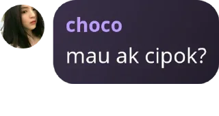 Sticker from choco@cips