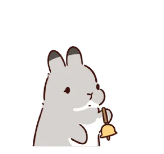 🐰 emoji @ikmut: Bunnies. ♡ Telegram sticker 13 of 24