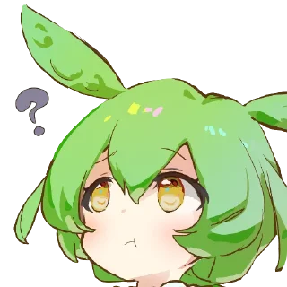 🤔 emoji ずんだもん @ZundaTeaCafe Telegram sticker 13 of 120