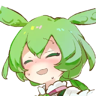 😀 emoji ずんだもん @ZundaTeaCafe Telegram sticker 15 of 120