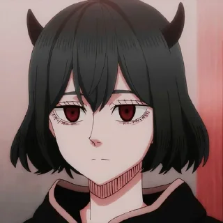 🥀 emoji ⊱┊Nero Black Clover @JAEGERSQ Telegram sticker 9 of 20