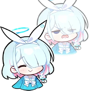 🙄 emoji 蔚蓝档案 QQ @tsugumi42 Telegram sticker 14 of 97