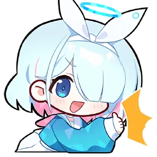 😎 emoji 蔚蓝档案 QQ @tsugumi42 Telegram sticker 9 of 97