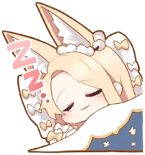 😴 emoji 蔚蓝档案 QQ @tsugumi42 Telegram sticker 18 of 97