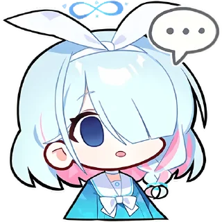 😆 emoji 蔚蓝档案 QQ @tsugumi42 Telegram sticker 11 of 97