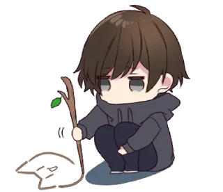 😔 emoji Menhera-kun.2 @bistic Telegram sticker 12 of 40