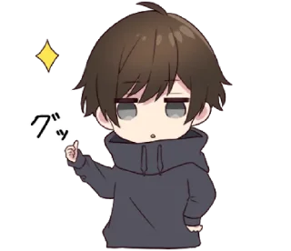 🤙 emoji Menhera-kun.2 @bistic Telegram sticker 1 of 40