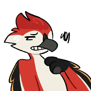 😒 emoji The Zack Pack! (@ZackBird) Telegram sticker 10 of 67