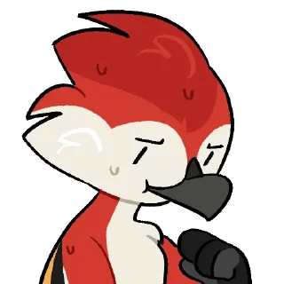 😓 emoji The Zack Pack! (@ZackBird) Telegram sticker 11 of 67