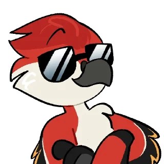 😎 emoji The Zack Pack! (@ZackBird) Telegram sticker 8 of 67