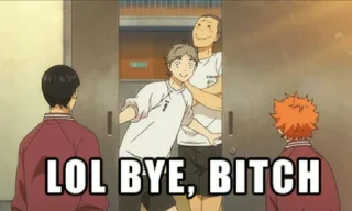 🙂 emoji Meme haikyu!! Telegram sticker 21 of 23