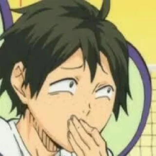 🤭 emoji Meme haikyu!! Telegram sticker 16 of 23