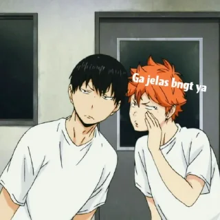 😒 emoji Meme haikyu!! Telegram sticker 23 of 23