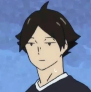 😑 emoji Meme haikyu!! Telegram sticker 12 of 23