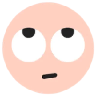 🙄 emoji tiktok emojis Telegram sticker 19 of 46
