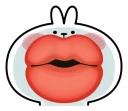💋 emoji Spoiled Rabbit Face Telegram sticker 12 of 113