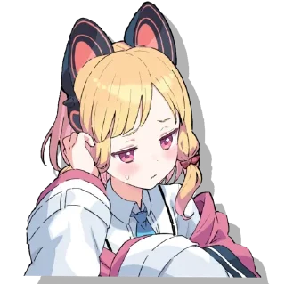 😍 emoji Saiba Momoi @Anak_kucing_stiker Telegram sticker 13 of 40