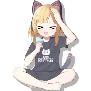 😍 emoji Saiba Momoi @Anak_kucing_stiker Telegram sticker 18 of 40