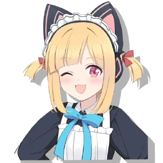 😍 emoji Saiba Momoi @Anak_kucing_stiker Telegram sticker 14 of 40
