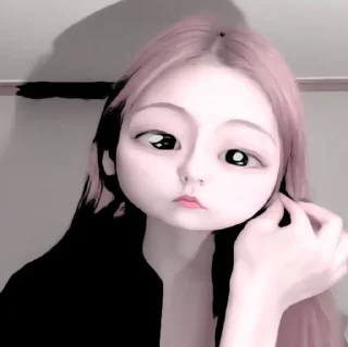 🥺 emoji ૮₍ YEJI ₎ა @lesyeuxdee @stikeryejiu Telegram sticker 18 of 23