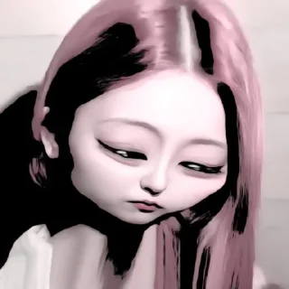 🥺 emoji ૮₍ YEJI ₎ა @lesyeuxdee @stikeryejiu Telegram sticker 13 of 23