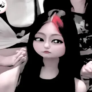 🥺 emoji ૮₍ YEJI ₎ა @lesyeuxdee @stikeryejiu Telegram sticker 7 of 23