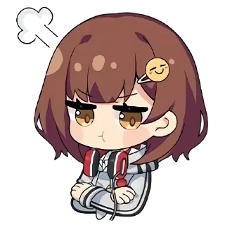 😤 emoji 七海Nana7mi Telegram sticker 23 of 65