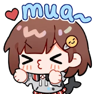 😘 emoji 七海Nana7mi Telegram sticker 11 of 65