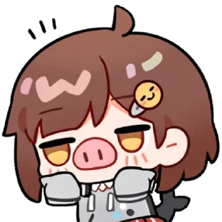 🐽 emoji 七海Nana7mi Telegram sticker 14 of 65
