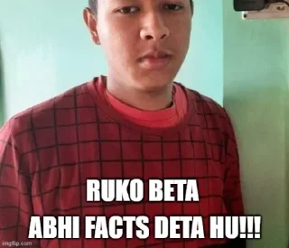 Sticker from Fact Guy Booster Pack