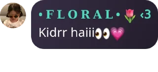 👀 emoji • 𝐅 𝐋 𝚶 𝐑 𝚨 𝐋 • 🌷 ‹𝟹's sticker kang pack Telegram sticker 21 of 26