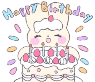 🍓 emoji berry cake bunny | @cutestickers4you Telegram sticker 9 of 22