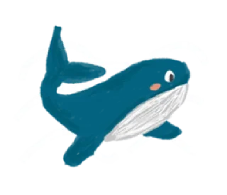 🐋 emoji drawn thoughts | @cutestickers4you Telegram sticker 5 of 24